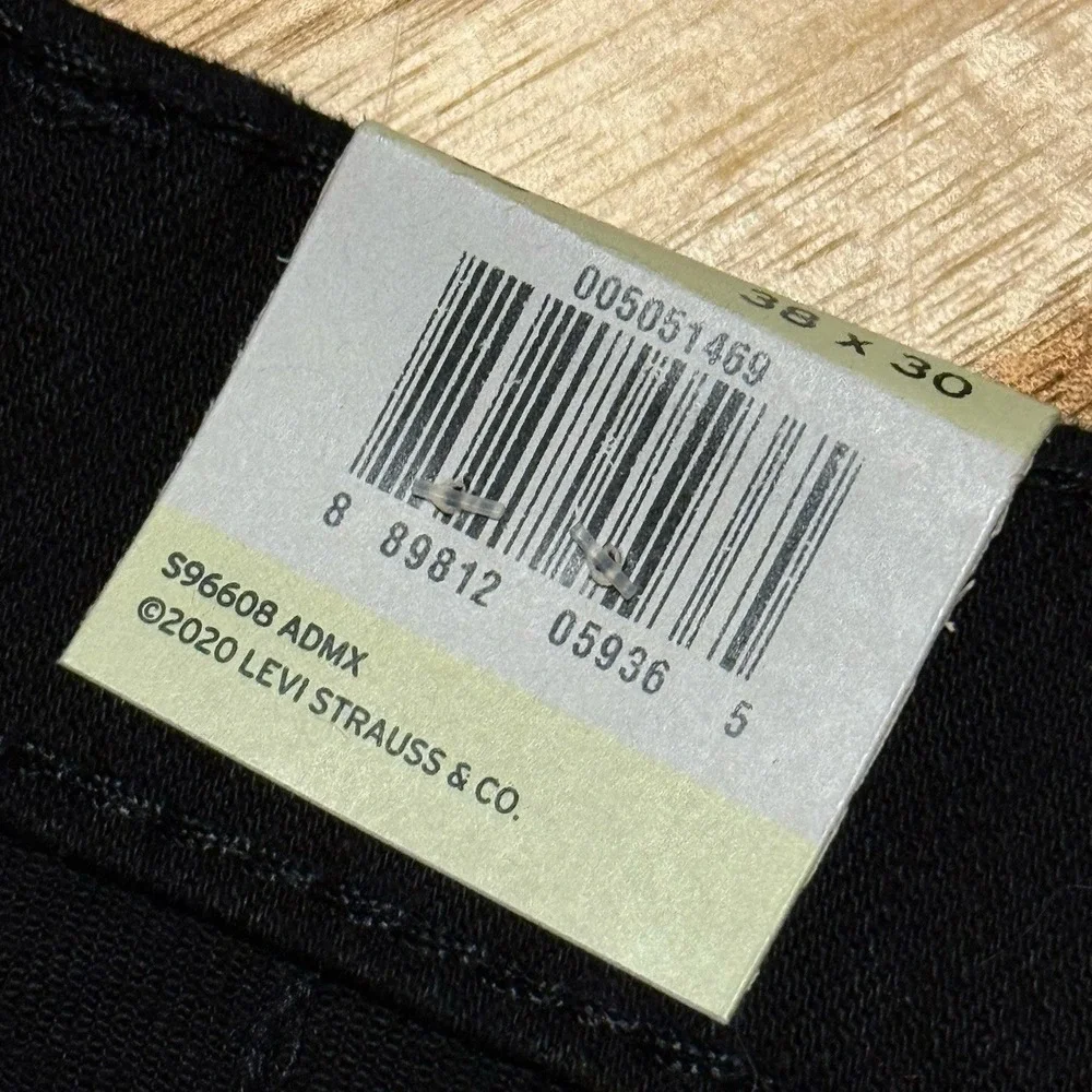Levi's 505 Regular Fit Stretch Straight Leg Jeans ~ Levi's Flex ~ Men's 38 x 30 - Picture 7 of 9